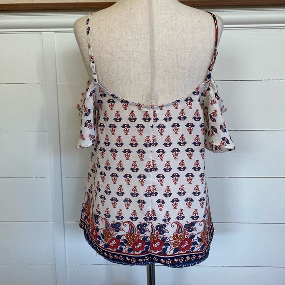 Anthropologie Sophie Rue Boho‎ Cold Shoulder Blouse - Picture 6 of 11